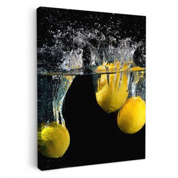 Tableau sur toile - Plongée dans le citron