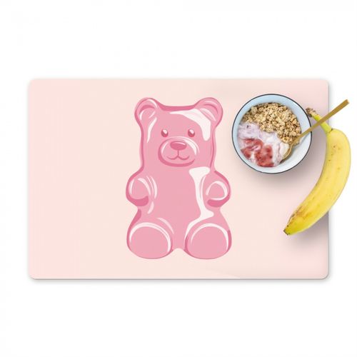 Sets de table - Ours - Rose - Bonbons