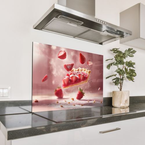 Fond de hotte - Fraise - Gâteau - Aliments - Rose