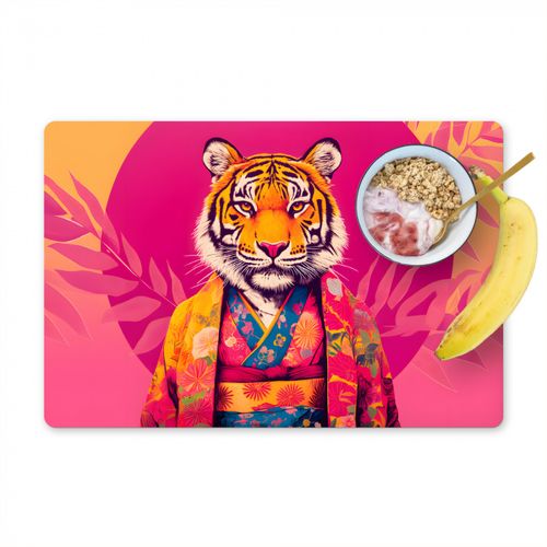 Sets de table - Tigre - Kimono - Plantes - Rose