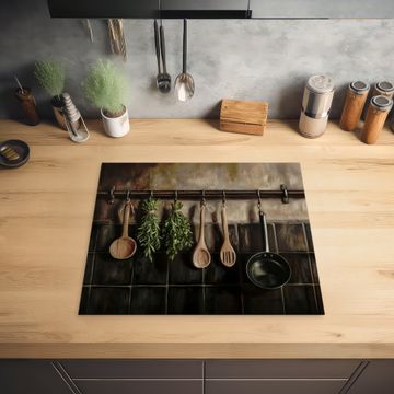 Protection plaque induction - Ustensiles de cuisine - Rustique - Carreaux - Épices