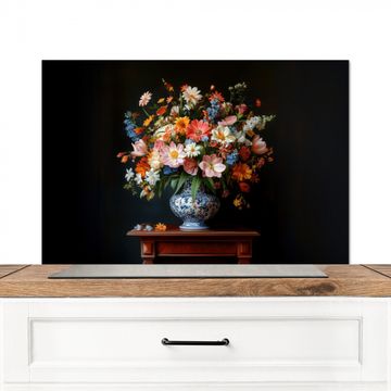 Fond de hotte - Bouquet - Rose - Vase