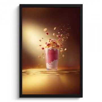 Cadre Photo - Framboise - Smoothie - Boisson - Rose