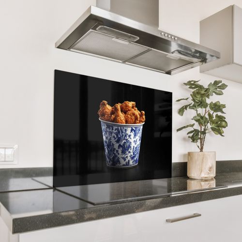Fond de hotte - Poulet - Seau - Bleu de Delft - Tasty