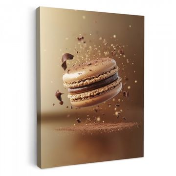 Tableau sur toile - Chocolat - Macarons - Alimentation - Bonbons