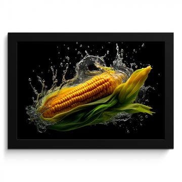 Cadre Photo - Maïs - Légumes - Plantes - Noir - Eau