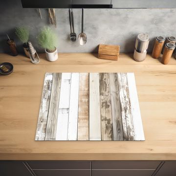 Protection plaque induction - Planches en bois vieilli
