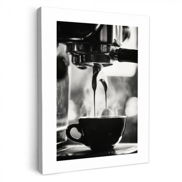 Tableau sur toile - Café - Espresso - Machine à café - Tasse