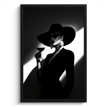 Cadre Photo - Femme - Vin - Chic