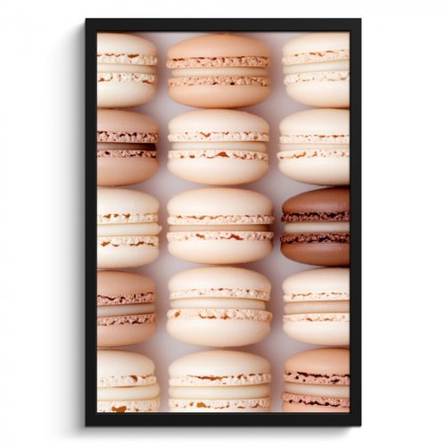 Cadre Photo - Macarons - Beige - Marron
