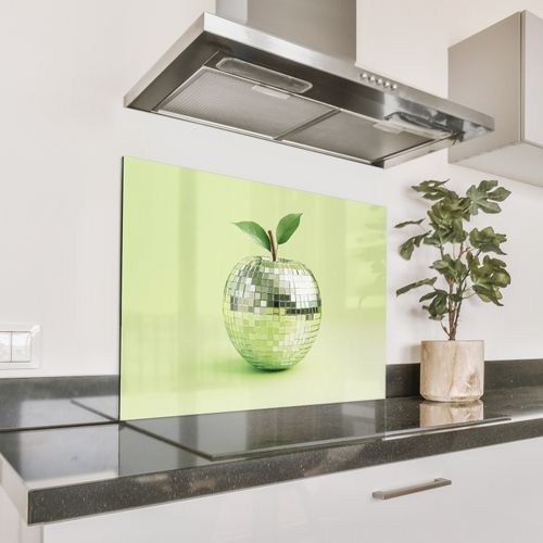 Fond de hotte - Vert - Disco - Décoration - Pomme