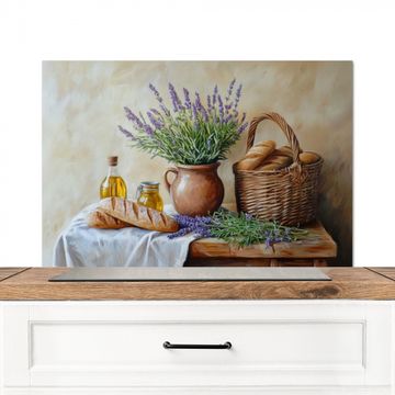 Fond de hotte - Lavande - Pain - Nature morte
