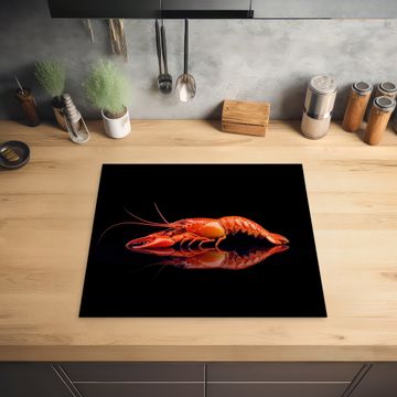 Protection plaque induction - Cancer - Orange - Noir - Frappant