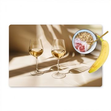 Sets de table - Vin - Verres à vin - Blanc