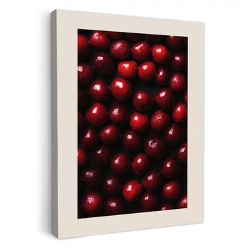 Tableau sur toile - Cerise - Rouge
