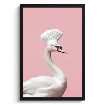 Cadre Photo - Cygne - Toque - Beau - Classique
