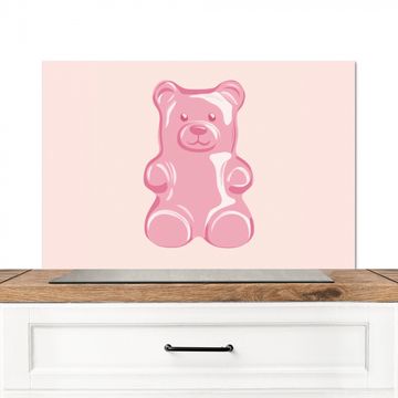 Fond de hotte - Ours - Rose - Bonbons