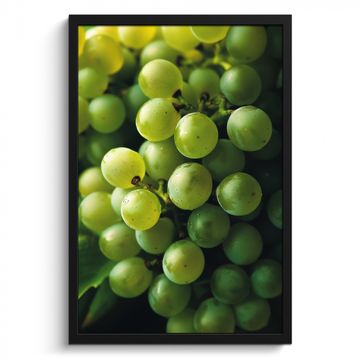 Cadre Photo - Raisins - Grappe - Vert