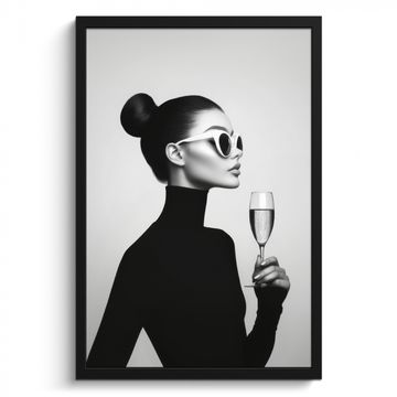 Cadre Photo - Femme - Champagne - Moderne