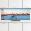 Water - Brug - Skyline - Modern keuken achterwand 2 middel -3d