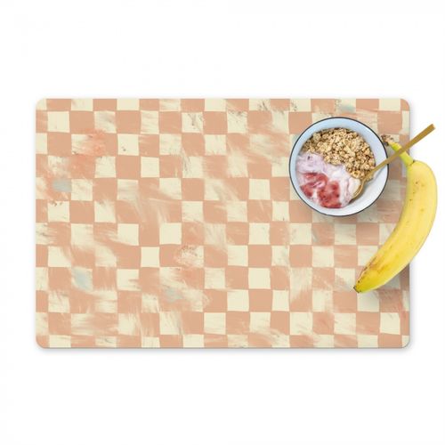 Sets de table - Carreaux de terre cuite peints