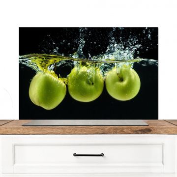 Fond de hotte - Ballet de pommes dans l'eau