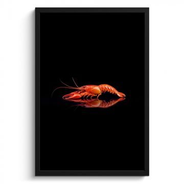 Cadre Photo - Homard - Rose vif - Points - Accrocheur