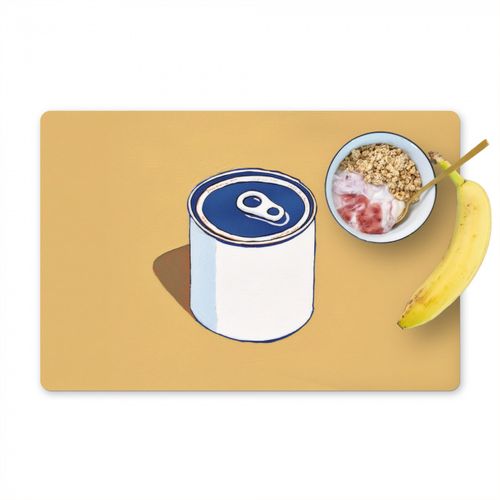 Sets de table - Etain - Minimaliste - Bleu - Illustration