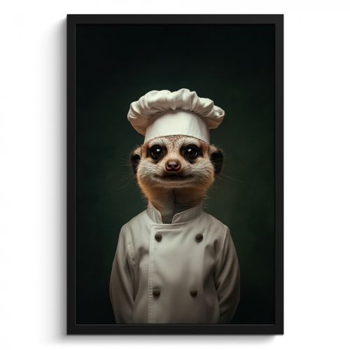 Cadre Photo - Animal - Cuisinier - Suricate