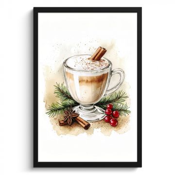 Cadre Photo - Hiver - Café - Chaud - Décoration