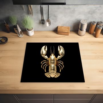 Protection plaque induction - Cancer - Or - Texture - Noir