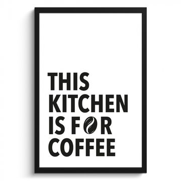 Cadre Photo - Citations - Café - Grains - Moderne