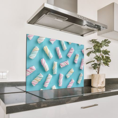 Fond de hotte - Bacon - Pastel - Bonbons - Bleu