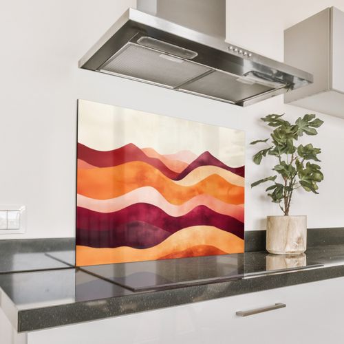 Fond de hotte - Abstrait - Paysage - Vagues