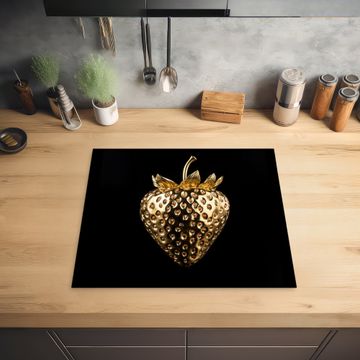 Protection plaque induction - Fraise - Or - Noir - Chrome