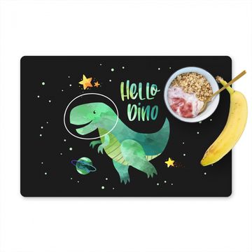 Sets de table - Citations - "Hello dino" - Proverbes - garçons - enfants - enfants