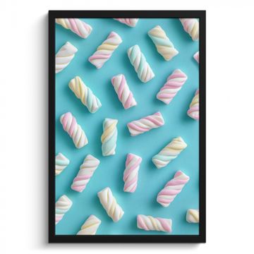 Cadre Photo - Bacon - Pastel - Bonbons - Bleu