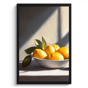 Cadre Photo - Citrons - Nature morte - Jaune