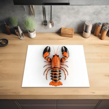 Protection plaque induction - Cancer - Noir - Orange - Blanc - Unique