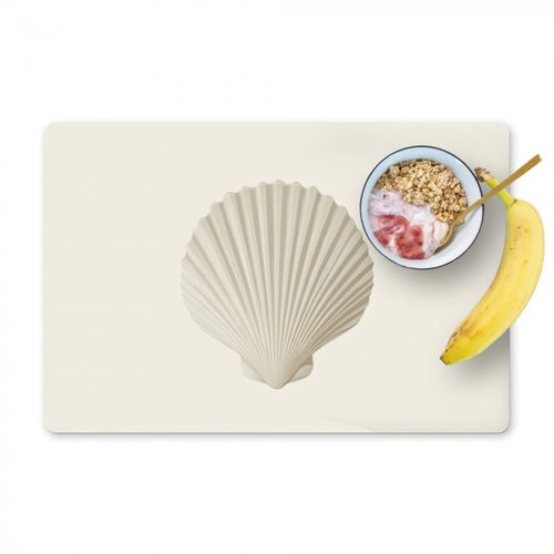 Sets de table - Coquille - Minimaliste - Blanc
