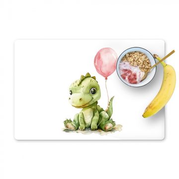 Sets de table - Dragon - Bébé animal - Ballon rose