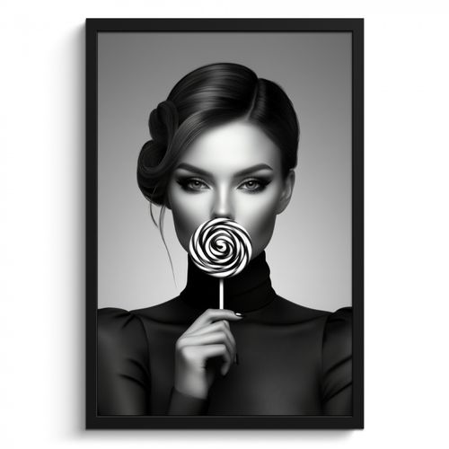 Cadre Photo - Femme - Lolly - Noir