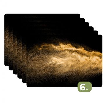 Sets de table - Tempête de sable doré