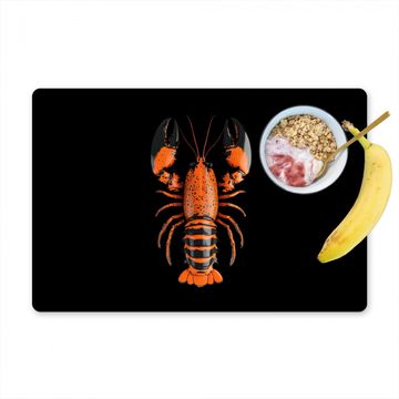 Sets de table - Cancer - Orange - Noir - Moderne