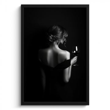Cadre Photo - Femme - Vin - Robe