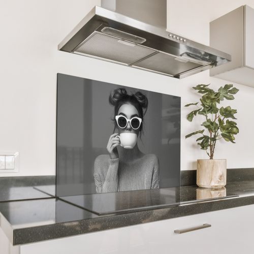 Fond de hotte - Femme - Café - Noir - Blanc