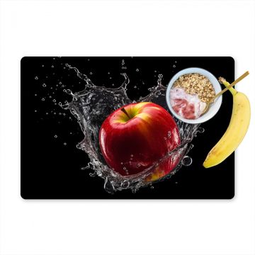 Sets de table - Pomme - Rouge - Eau - Noir - Fruit
