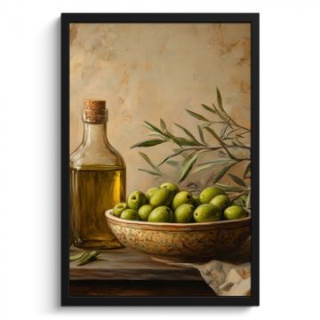 Olives - Nature morte - Vintage