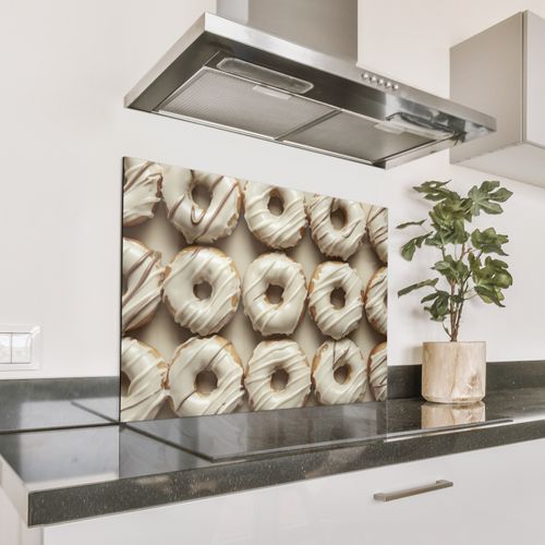 Fond de hotte - Donuts - Chocolat - Blanc - Beige
