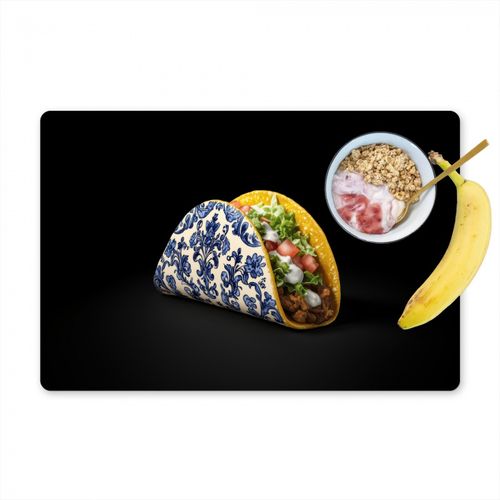 Sets de table - Taco - Viande - Salade - Bleu de Delft - Motif